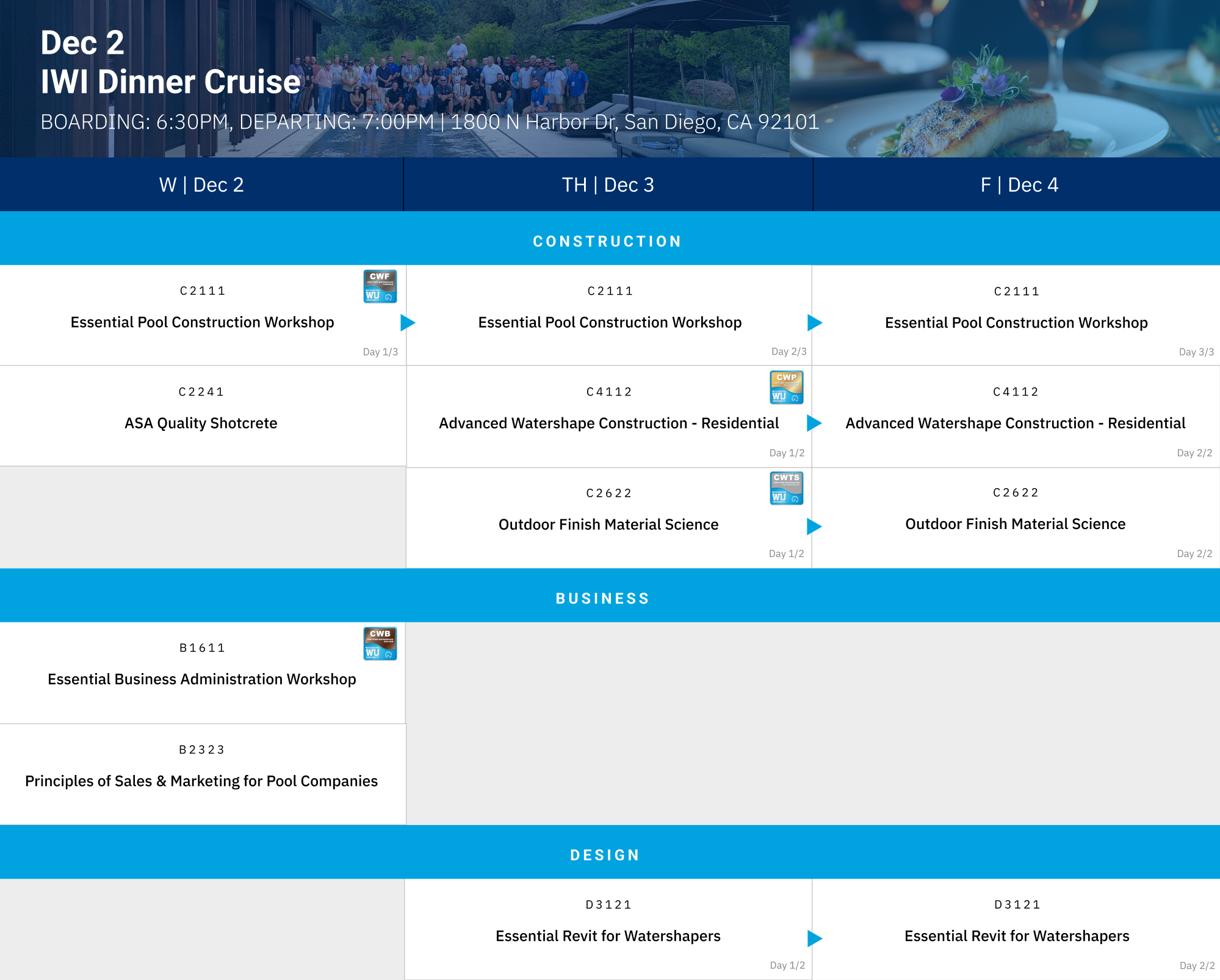 2026 December Fall Session San Diego courses 2025-8-6-1 2026 December Fall Session San Diego courses 2025-8-6-1