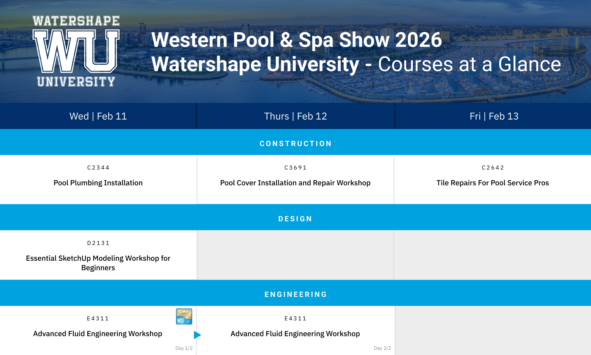 2026 western courses 2025-11-25