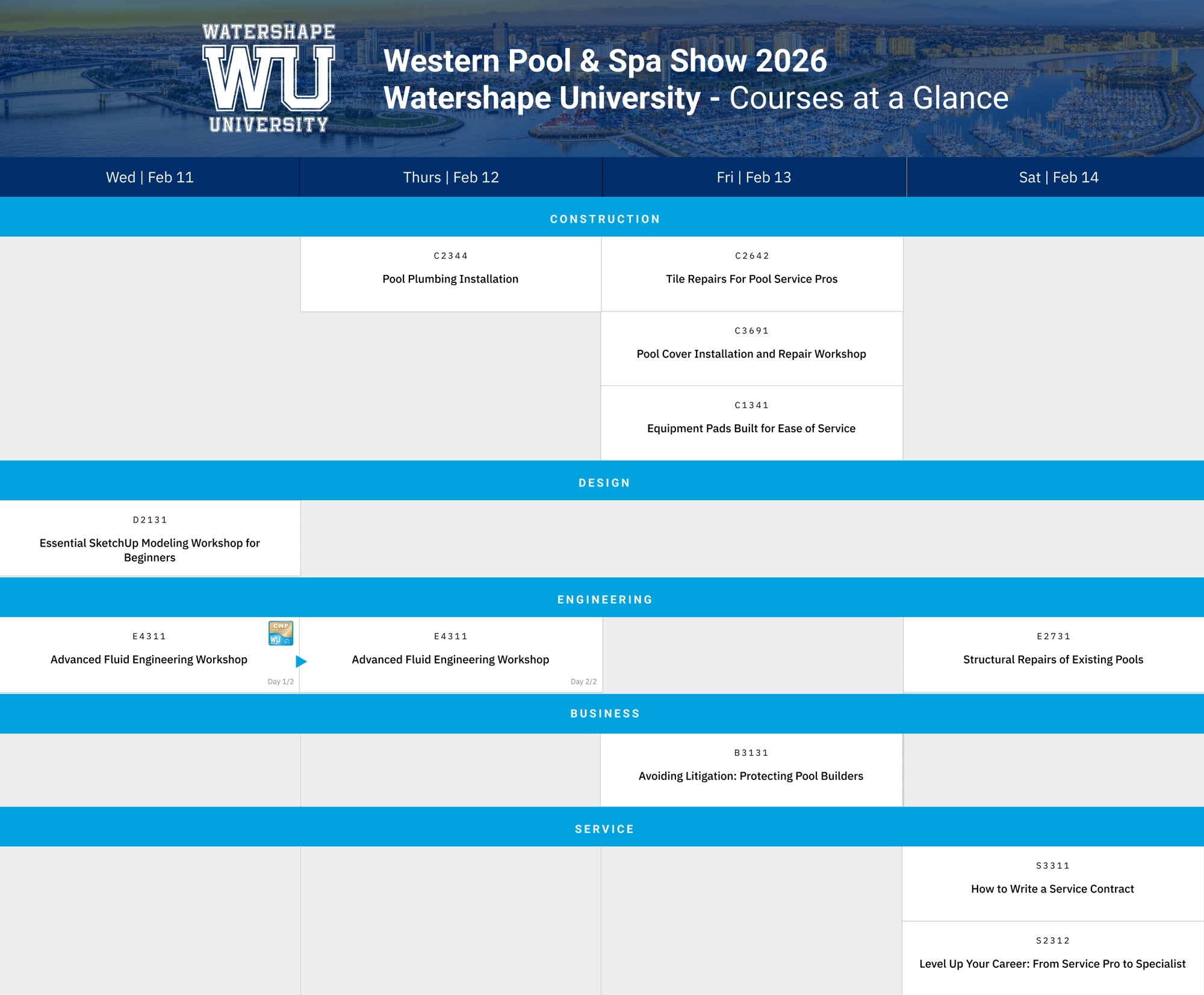 2026 western courses 2025-12-23