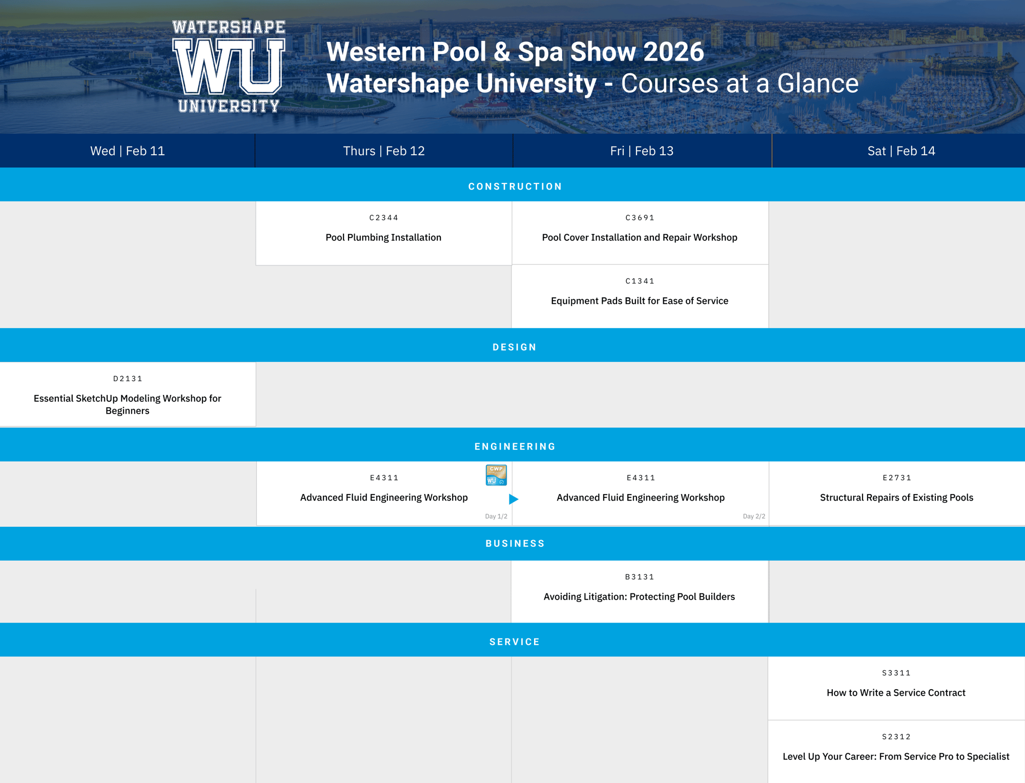 2026 western courses 2026-1-29