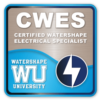 Certified Watershape Electrical Specialist Certified Watershape Electrical Specialist