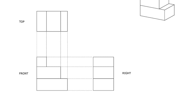 D1111 orthographic projection 16x9