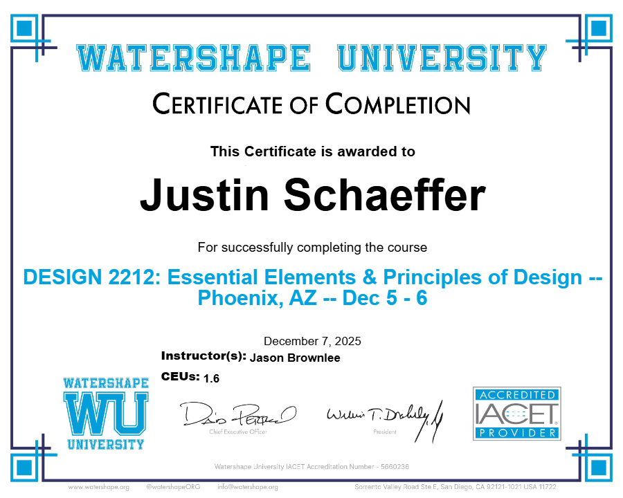 DESIGN 2212: Essential Elements & Principles of Design -- Phoenix, AZ -- Dec 5 - 6 Certificate
