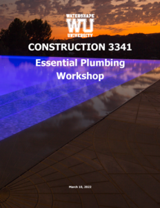 CONSTRUCTION 3341: Essential Plumbing Workshop