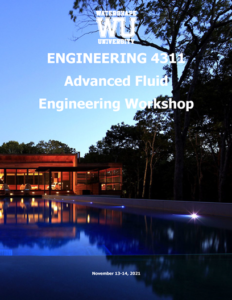 ENGINEERING 4311: Essential Advanced Fluid Engineering Workshop