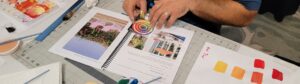 Color Theory Workshop includes color mixing and coordination